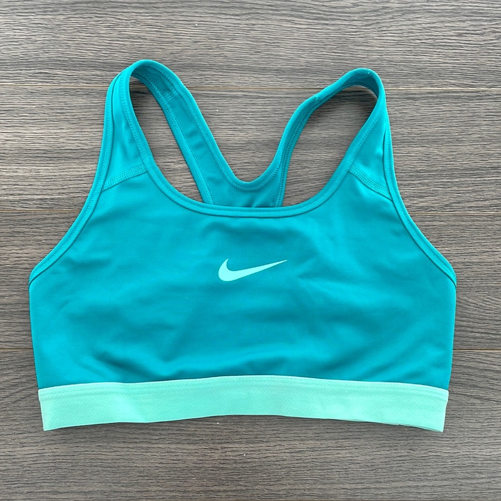 Turquoise Nike Sports Bra